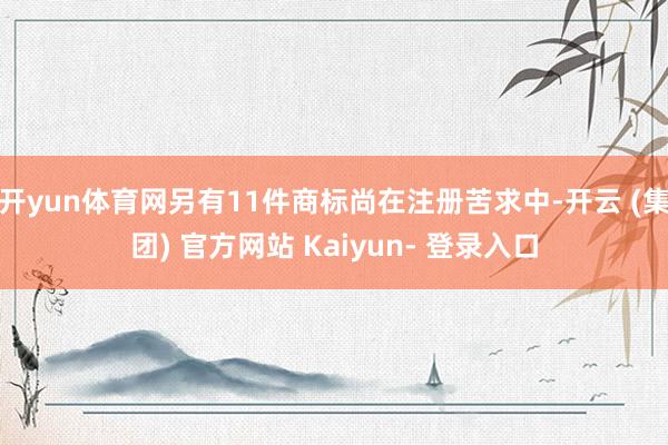 开yun体育网另有11件商标尚在注册苦求中-开云 (集团) 官方网站 Kaiyun- 登录入口