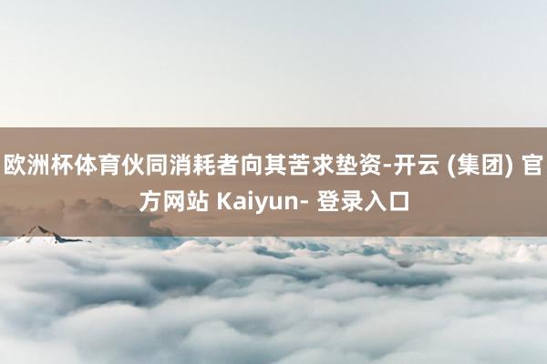 欧洲杯体育伙同消耗者向其苦求垫资-开云 (集团) 官方网站 Kaiyun- 登录入口